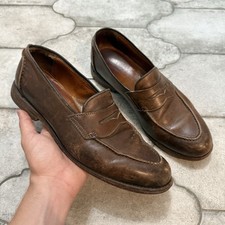 Vintage Polo Ralph Lauren Brown Loafers Sz 9.5 Made In Usa