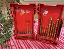 Milwaukee SHOCKWAVE Impact Duty RED HELIX Titanium 15 pc Drill Bit Set 1 Extra
