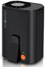 AI Portable Personal Waist Neck Rechargeable Fan, 3-Speed 10000RPM Brushless M