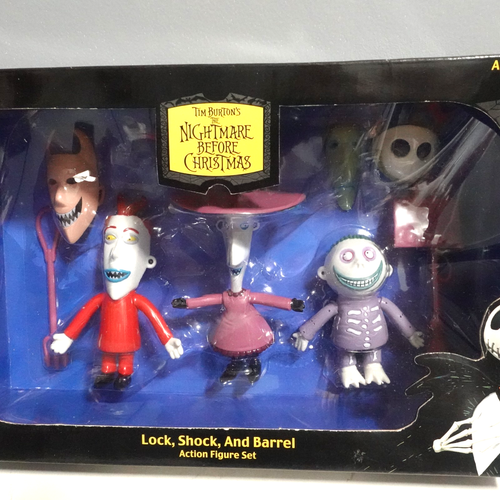 Nightmare Before Christmas Lock Shock And Barrel Action Figure Set - Picture 7 of 10
