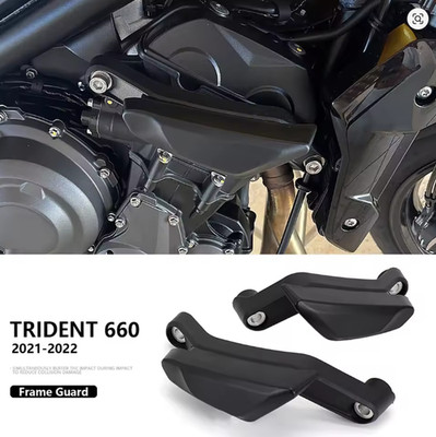 Motorcycle Frame Slider Crash Protector Fairing Guard For Trident 660 2021-2022