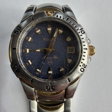 Women s Bulova Marine Star Watch - New Battery/Running Good Condition