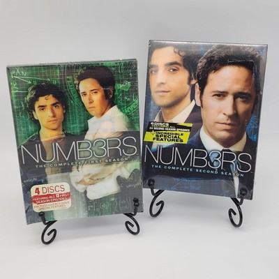 NUMB3RS TV Series Complete Season 1 & 2 Numbers DVD Bundle NEW SEALED 10 Discs