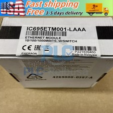 Emerson IC695ETM001-LAAA Ethernet Module for RX3i PLC NEW in Box US Free TAX