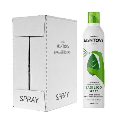 SPRAYLEGGERO Natives Olivenöl Extra Basilikum Spray 6x200ml Italienisch Qualität