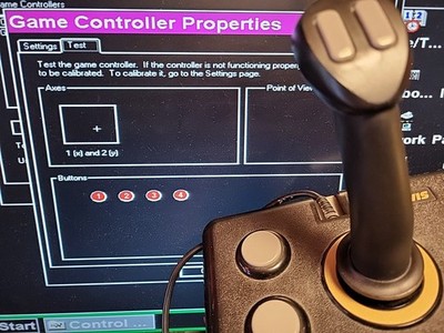Advanced Gravis Vintage Analog 15-Pin Joystick Controller for PC Dos Windows 