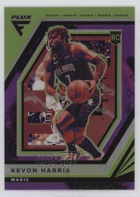 2022 Panini Flux Rookies Supernova Prizm 55/75 Kevon Harris #225 Rookie RC 3hd