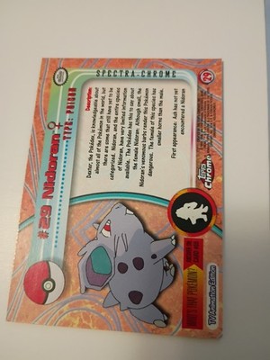 2000 Topps Chrome POKEMON SPECTRA REFRACTOR SP #29 NIDORAN NM | eBay