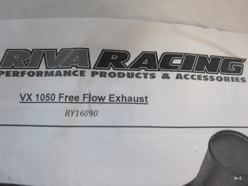 Kit de escape de flujo libre RIVA RY16090 para Yamaha VX 2016-2022 (TR-1) Foto 4 de 4
