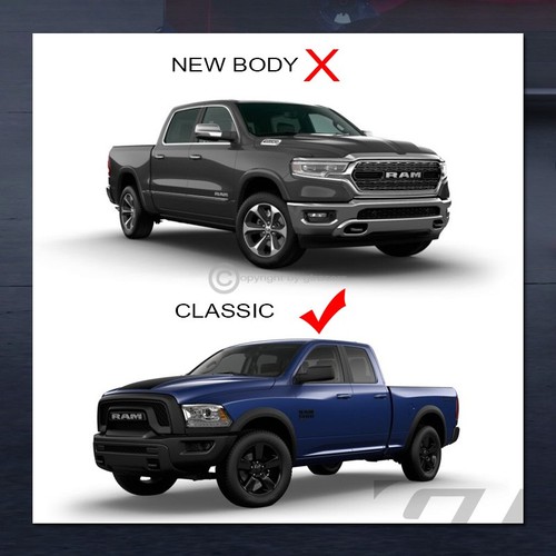 For 2009-2018 Dodge Ram 1500 Quad Matte Black Modular Drop Step Nerf Bars Boards - Picture 2 of 10