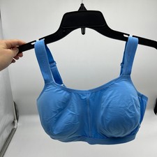 Breezies Comfort Zone Full Coverage Wirefree T-Shirt Bra Azure Blue, 36 D