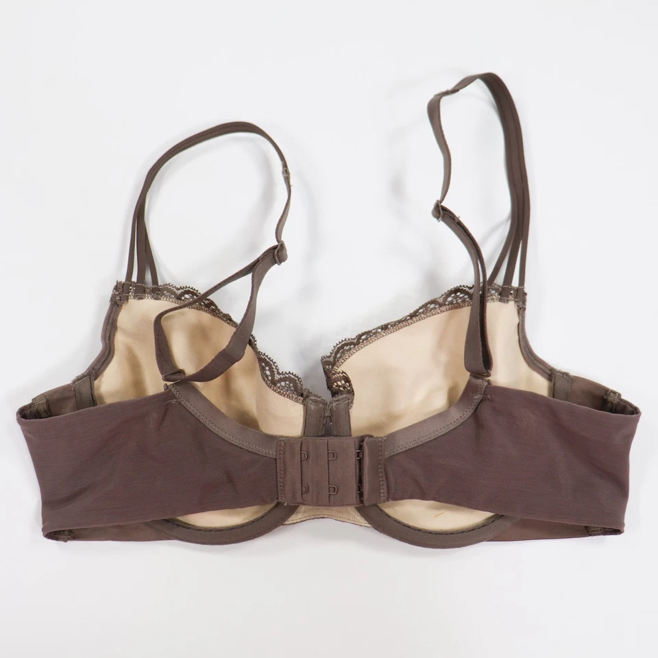 Sujetador Soma Talla 34C Atractivo Elevación Balconette Mochacchino Con Aros UW Sin Forro Usado en Excelente Condición Foto 4 de 4