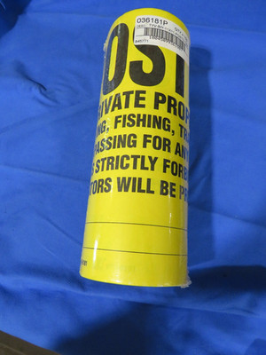 Posted No Trespassing Signs (100ct Roll)