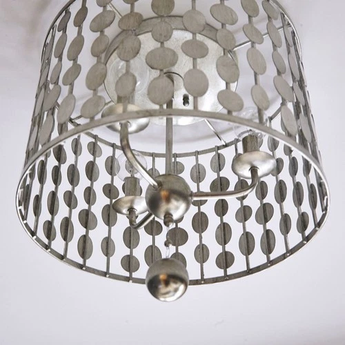 Crystorama Lighting Group 544 Layla 3 Light 15"W Flush Mount Drum - Gold - Picture 12 of 12