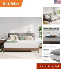 Queen Mattress, 12 Inch Queen Size Memory Foam with Comfort for Pressure Reli...