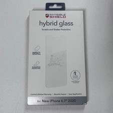ZAGG InvisibleShield Hybrid Glass Screen Protector for iPhone 12 Pro Max 6.7