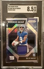 2024 Panini Prizm - Rookie Gear Malik Nabers #RG-MNS (MEM, RC)
