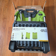 Gorilla Carts Soft-Sided Folding Cart  GCSS-11G Green Outdoor Use Carry Garden