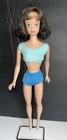 Vintage 1962 Brunette Flip Midge Doll In Original 2-Piece Swimsuit Mattel Nice
