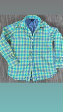 Gap Kids Boys Size Large 10 Button Down Collared Long Sleeve Plaid Shirt Flannel