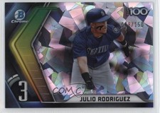 2022 Bowman Chrome Scouts Top 100 Atomic Refractor 68/150 Julio Rodriguez v9t