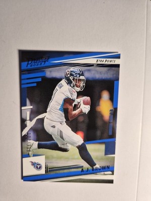 2022 Panini Prestige Xtra Points Blue #285 A.J. Brown #100/299 Titans NFL