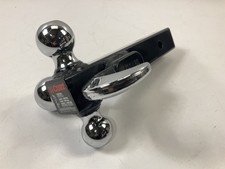 Curt 45675 Trailer Hitch Tow Multi-ball Mount W Tow Hook For 2 Receivers