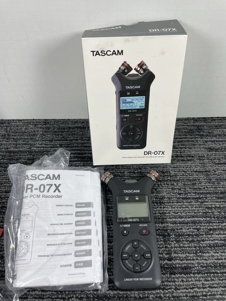 🔥 Tascam DR-07X Portable Digital Recorder • Neu Open Box