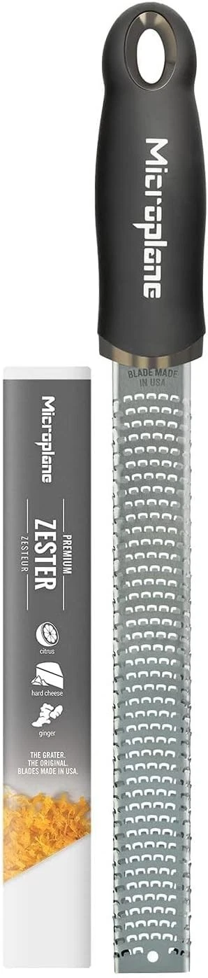 Premium Classic Series Zester 18/8, Black - Lemon Zester & Cheese Grater & Veget
Opens in a new wind