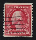 CKStamps: US Stamps Collection Scott#444 2c Washington Used 24 1/2mm