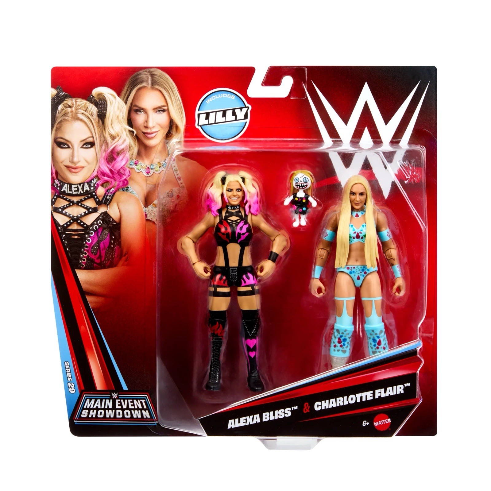 Alexa Bliss / Charlotte Flair Championship Showdown Series 29 Figure WWE Mattel