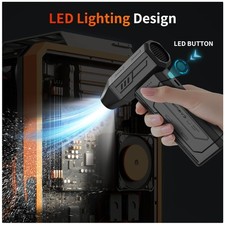 High-Speed Cordless Air Duster with LED Light