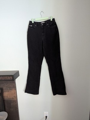 Lee Jeans Fits Women's 6 Faded Black Relaxed Bootcut At The Waist High Waist 197