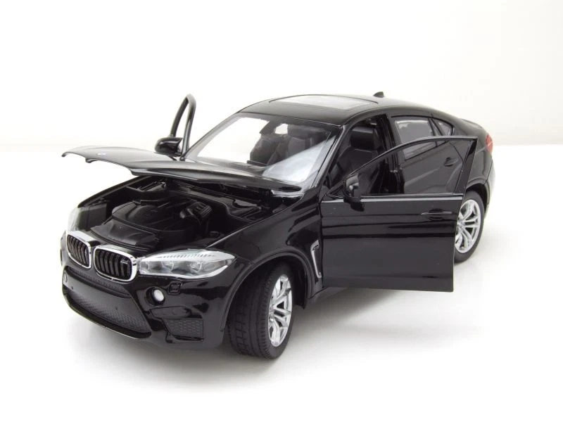 BMW X6M 2018 Noir Modèle Réduit 1:24 Rastar - Photo 4/4