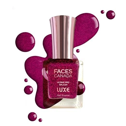 FACESCANADA Ultime Pro Splash Luxe Nail Polish - Salted Caramel (L12), 12ml | Gl