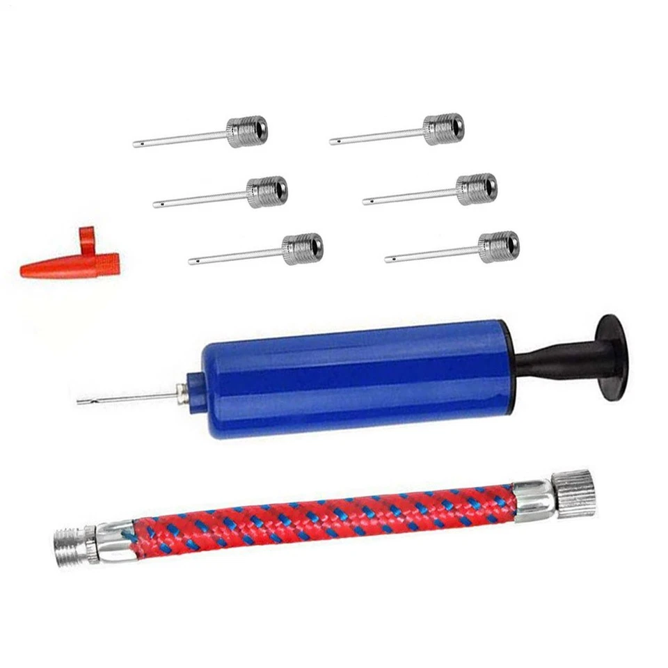 10pcs Ball Pump Set Hand Pump Inflator Portable Ball Inflating Pump Tools - image 3 of 4