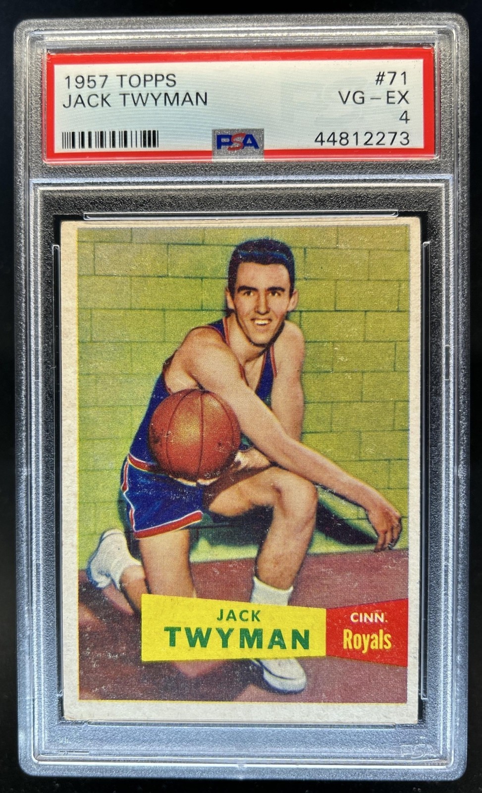 1957-58 Topps Jack Twyman 1957 Rookie RC #71 PSA 4