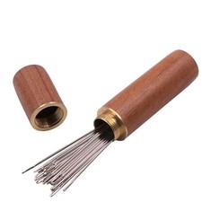 30-Pack Self-Threading Side-Hole Sewing Needles   Stainless Steel Easy Thread Ne