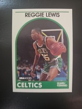 Reggie Lewis 1989-90 NBA Hoops #17 Boston Celtics