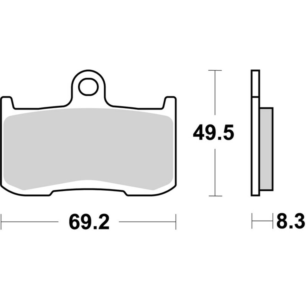 SR brake pad Fits Victory VeGas Gas 1800 2009-2017 Brembo 07KA23SR Sintered - Image 37