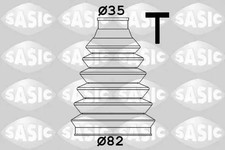 Drive shaft CV joint boot Wheel Side Thermoplast 2933313 SASIC for CITROËN DS