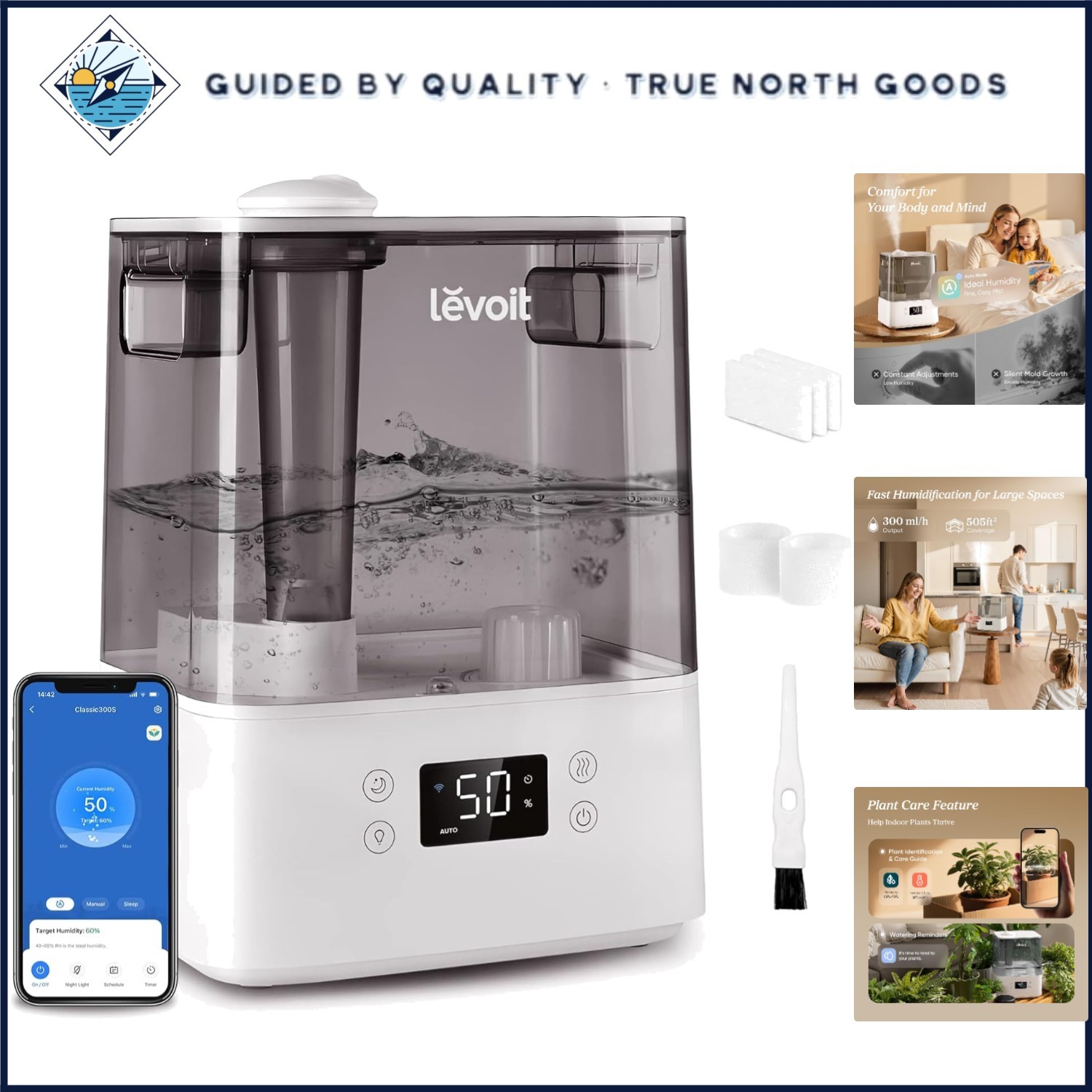 For Large Rooms With Smart Control Features