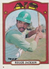 Reggie Jackson 1972 Topps (HOF) Oakland A's #435