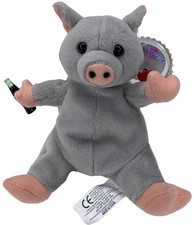COCA COLA Blubby Pot Belly Pig Plush Vietnam Asian Animal Retired Promo Toy