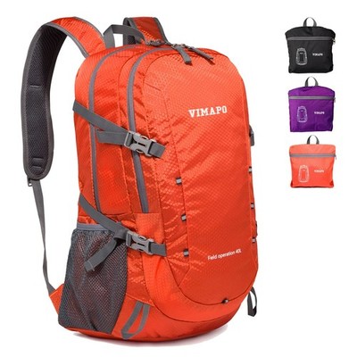 vimapo Lightweight Foldable Hiking Backpack 40L, Ripstop Nylon Packable Trave...