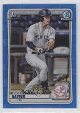 2020 Bowman Draft Chrome Blue Refractor 118/150 Trevor Hauver #BD-113 01nt