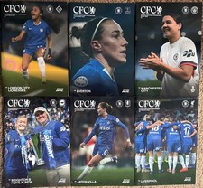 END OF SEASON SALE 2025/2026 SEASON CHELSEA WOMANS PROGRAMMES X 6 ALL DIFFERENT