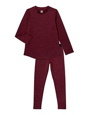 Thermals Boys' Performance Underwear Set Bordeaux - Xsmall