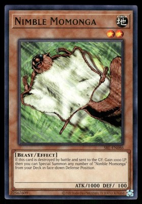 Yugioh Nimble Momonga SRL-EN086 Rare Unlimited NM