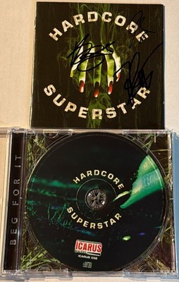 Hardcore Superstar   Beg For It (CD, 2009) SIGNED Jocke, Martin, Vic Zino